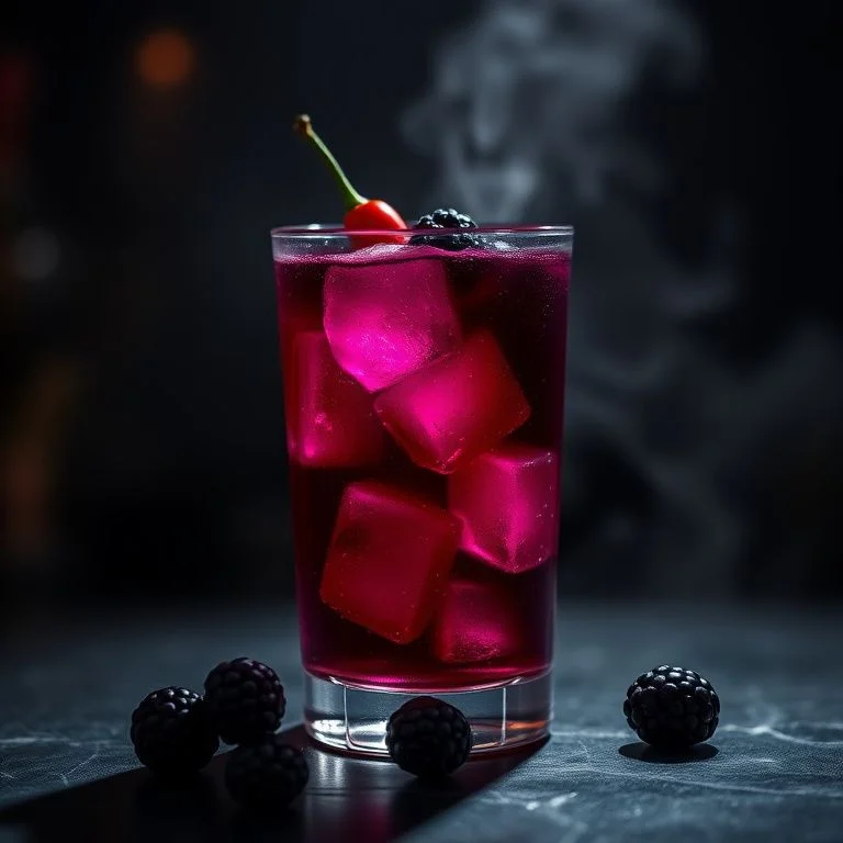Spicy Blackberry Sour