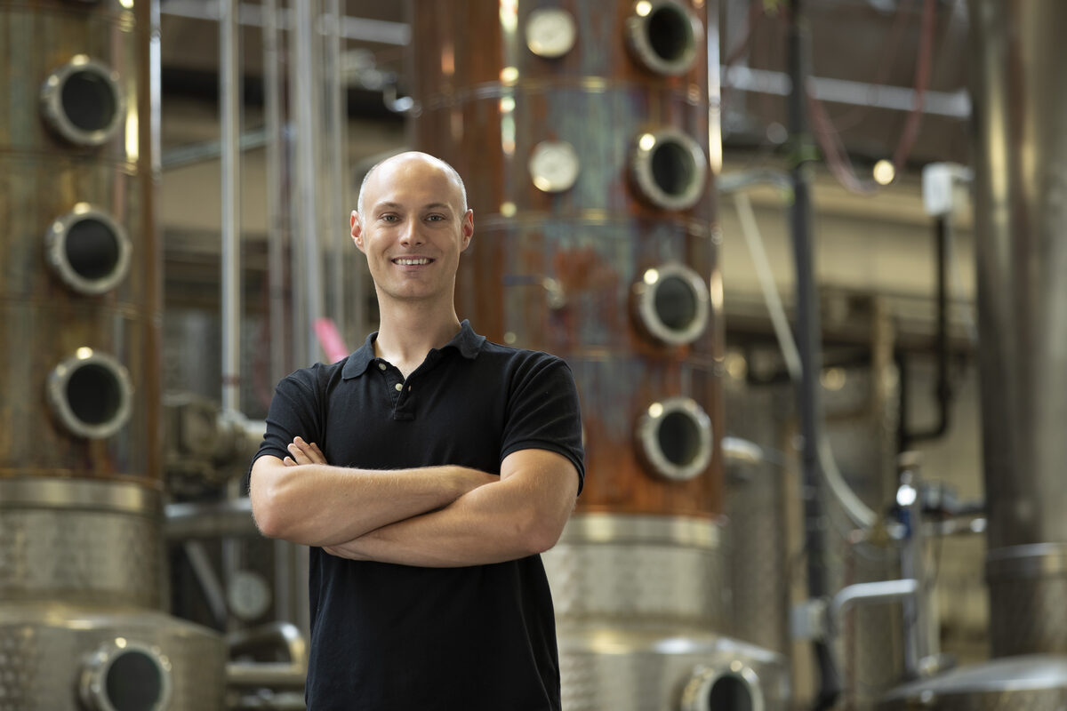 Dr. Robert Birnecker close portrait in front of the still