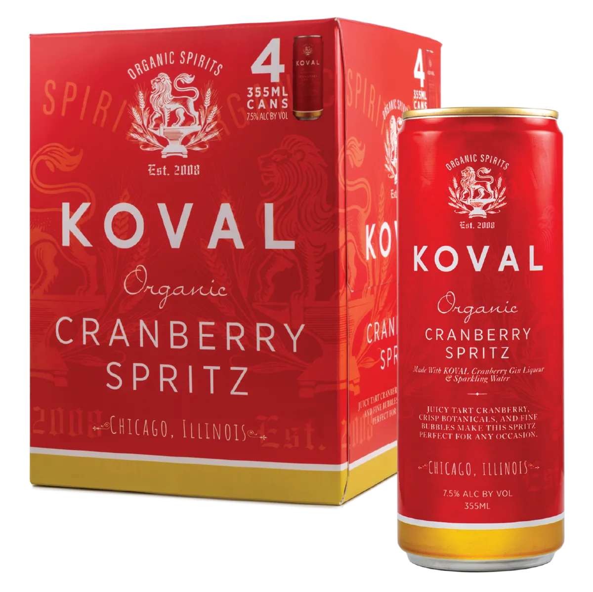 KOVAL Cranberry Spritz - Ready to Drink Cocktail